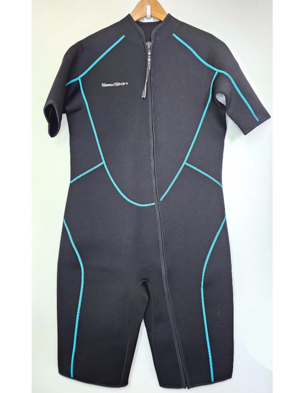 Seaskin 3mm Shorty Wetsuit Front Zip Neoprene Dive Surf Swim Suit 4XL